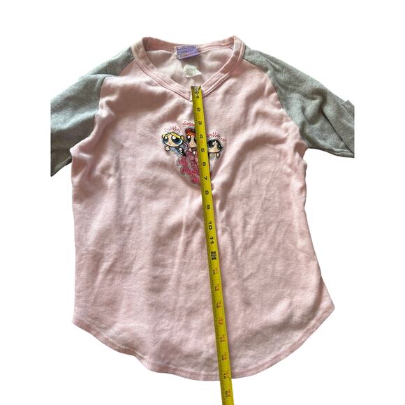 Vintage Retro Y2K The Powerpuff Girls 2000 Pink and Gray Shirt Cartoon Network - Picture 6 of 7